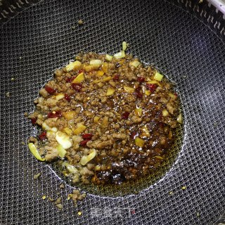 肉末青椒面的做法步骤：4