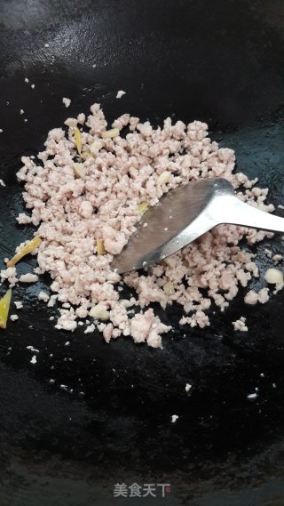 薄荷炒肉末的做法步骤：6