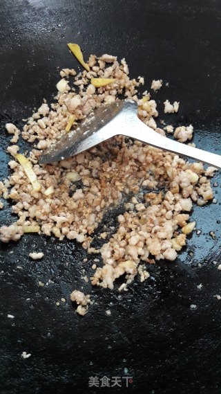 薄荷炒肉末的做法步骤：7