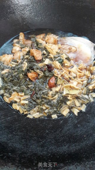 菜干焖肉的做法步骤：10