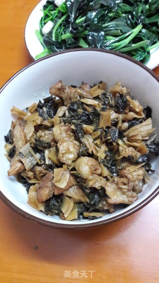 菜干焖肉的做法步骤：13