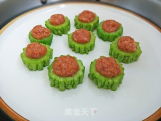 “ 肉类 ”苦瓜酿肉的做法步骤：7