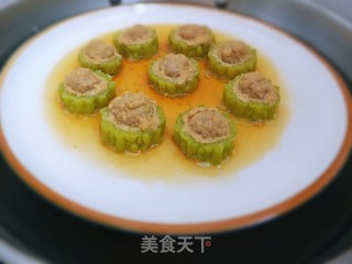 “ 肉类 ”苦瓜酿肉的做法步骤：8