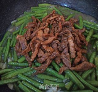 豇豆炒肉的做法步骤：9
