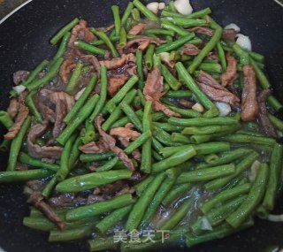 豇豆炒肉的做法步骤：10