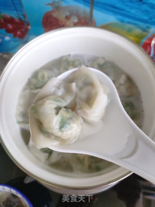 骨汤猪肉韭菜馄饨的做法步骤：12