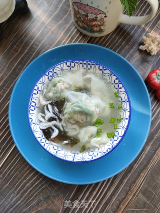 骨汤猪肉韭菜馄饨的做法步骤：13