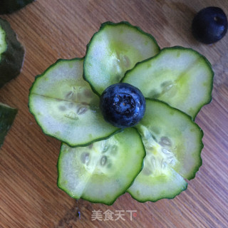 黄瓜花儿朵朵开的做法步骤：7
