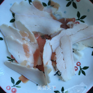 肉片干煸菜花的做法步骤：1