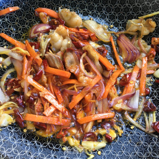 肉片干煸菜花的做法步骤：8