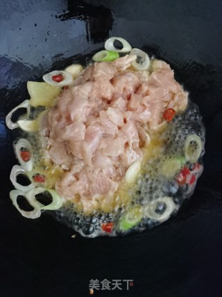 滑炒鸡胸肉的做法步骤：9