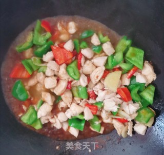滑炒鸡胸肉的做法步骤：11