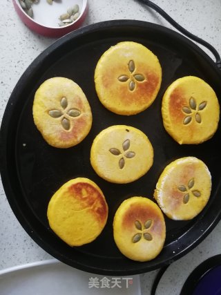 南瓜发饼的做法步骤：6
