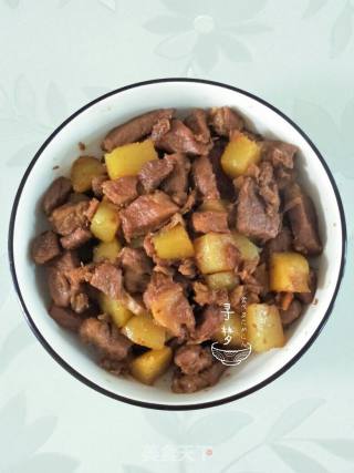 梅花肉炖土豆的做法步骤：7