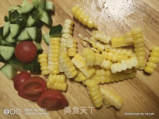 面包火腿沙拉的做法步骤：3