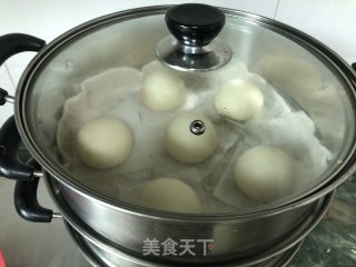 中式奶黄包的做法步骤：12