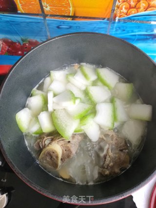 大棒骨炖冬瓜的做法步骤：7