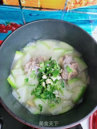 大棒骨炖冬瓜的做法步骤：8
