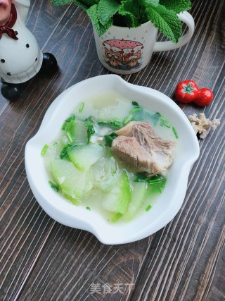 大棒骨炖冬瓜的做法步骤：9