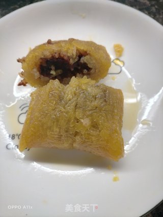 红豆沙碱水粽的做法步骤：7