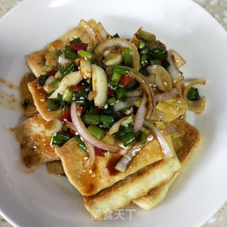 拌煎豆腐的做法步骤：9