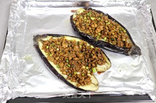 烤肉末茄子的做法步骤：7