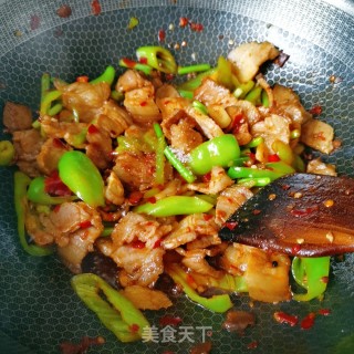 蒜苔回锅肉的做法步骤：10