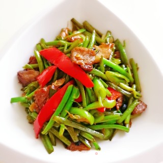 肉炒空心菜梗的做法步骤：6