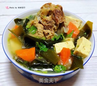 海带豆腐筒骨汤#肉类#的做法步骤：11