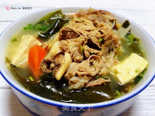 海带豆腐筒骨汤#肉类#的做法步骤：14