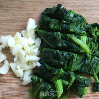 凉拌菠菜擀面皮的做法步骤：5