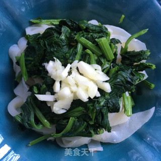 凉拌菠菜擀面皮的做法步骤：6