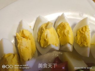 三文鱼鸡蛋吐司水果沙拉的做法步骤：8