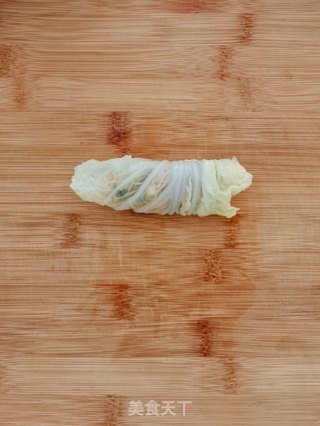 白菜鸡肉卷的做法步骤：8