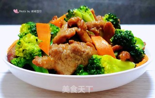 西兰花炒牛肉的做法步骤：11