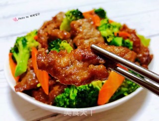 西兰花炒牛肉的做法步骤：14