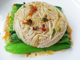葱油金针菇的做法步骤：8