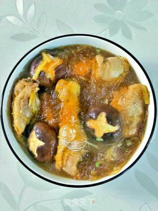 鸡肉香菇炖粉条的做法步骤：7