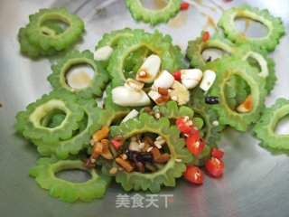 蒜香苦瓜的做法步骤：5