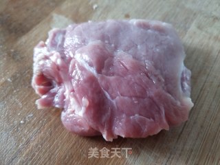 白菜肉片的做法步骤：1
