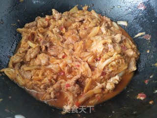 白菜肉片的做法步骤：5