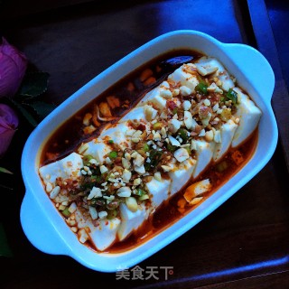 浇汁内脂豆腐的做法步骤：12