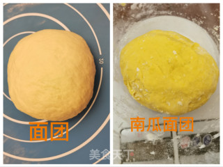双色馒头的做法步骤：1