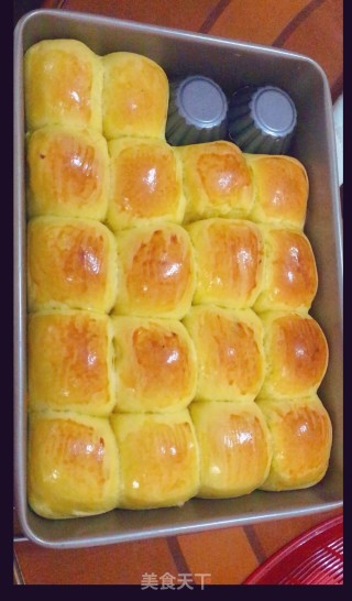 南瓜红豆小餐包的做法步骤：11