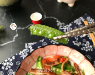 荷兰豆炒层层脆的做法步骤：12