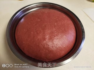红曲杏仁小面包的做法步骤：4