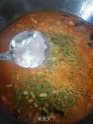 蒜苔炸酱面的做法步骤：15
