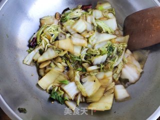 醋熘白菜的做法步骤：12