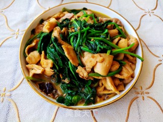 素猫耳朵蒜蓉菠菜的做法步骤：9