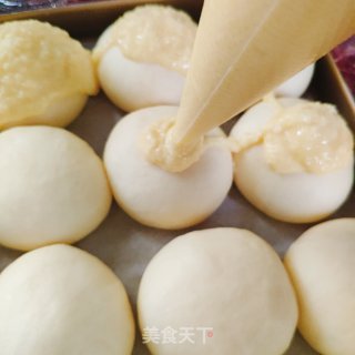 椰蓉小餐包  ――   一次发酵，松软又拉丝的做法步骤：8